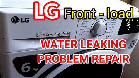 LG top loader washing machine leaking. Easy fix.